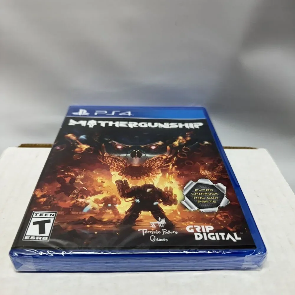 Mothergunship PS4 PlayStation 4 Game Brand New Factory Sealed Extra Content DLC